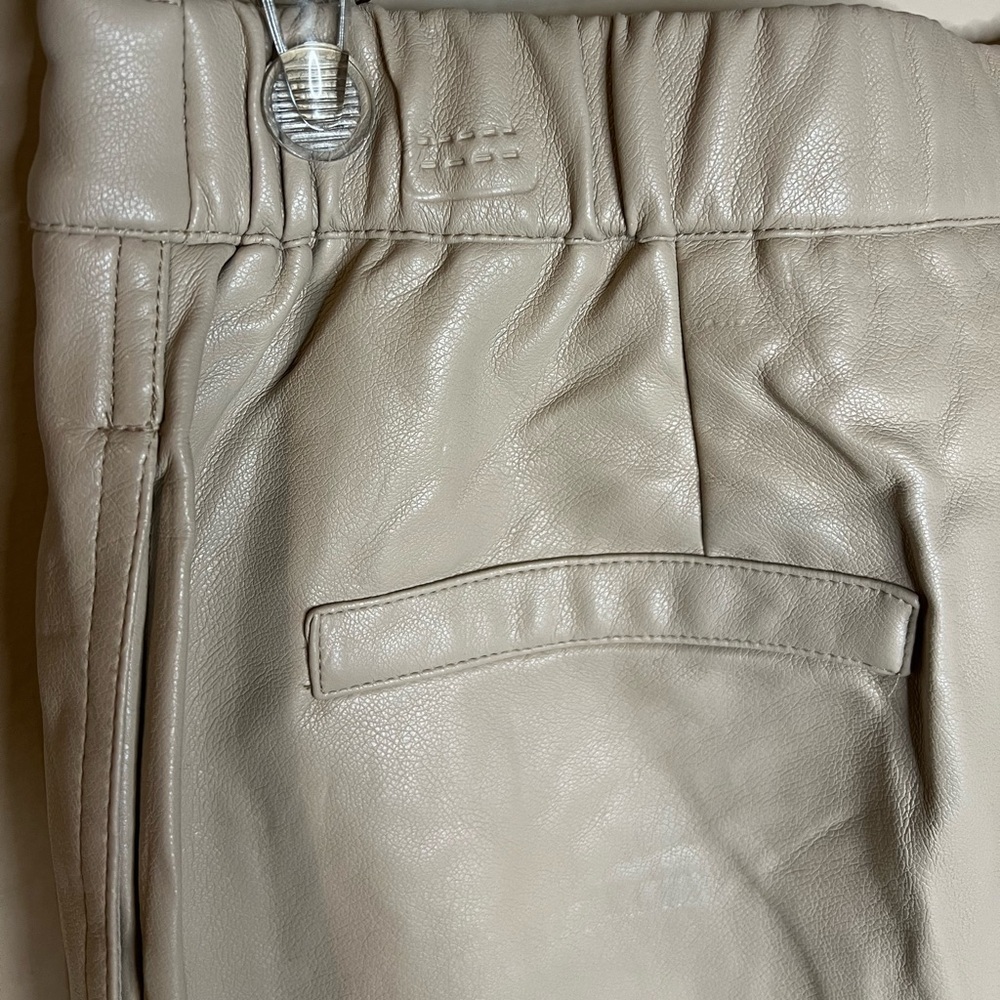 WAYF Faux Leather Pants - Picture 4 of 9